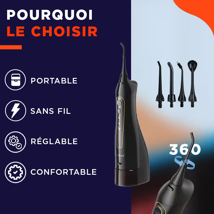 AquaFlosser || 4-in-1 Water Jet Teeth Cleaning Device