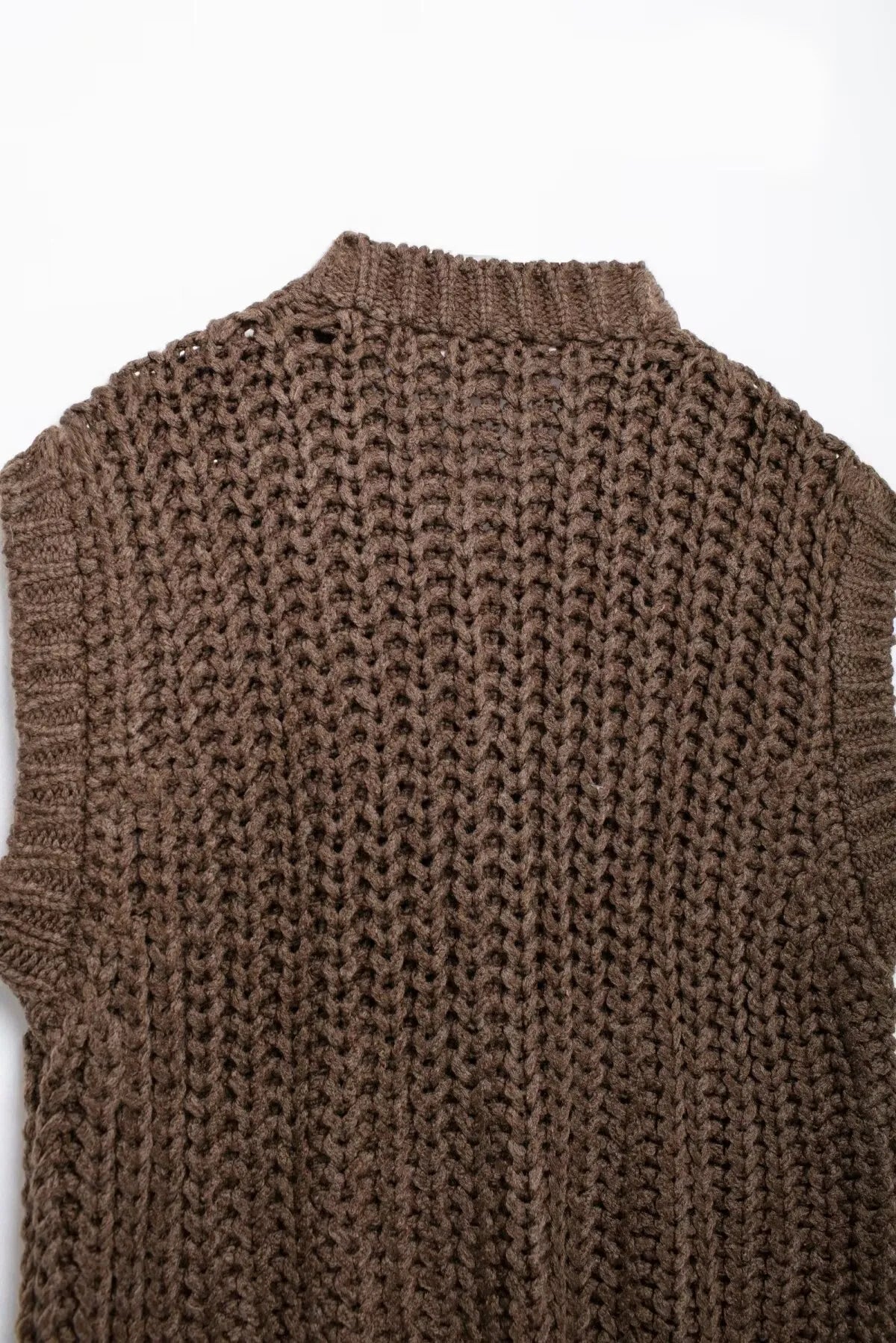 Women's Thick Needle Sleeveless Knit Vest